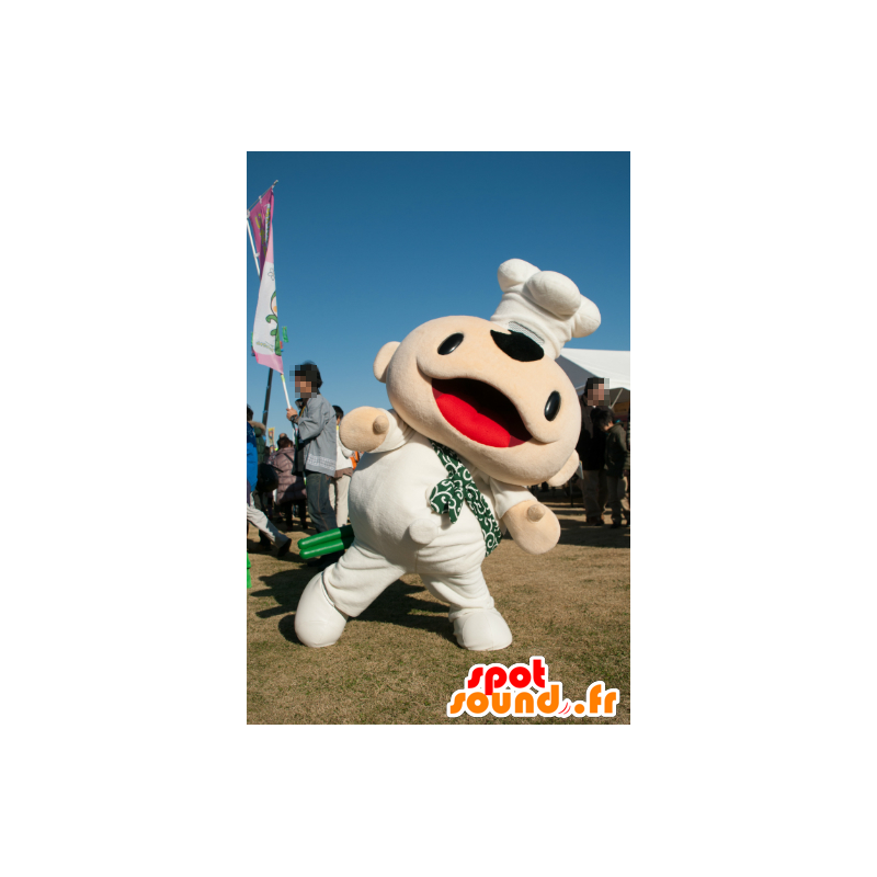 Innenriks maskot, kokk med en lue - MASFR26729 - Yuru-Chara japanske Mascots