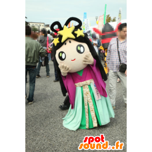 Mascotte Orihime-chan, Prinzessin, bunten Mädchen - MASFR26752 - Yuru-Chara japanischen Maskottchen