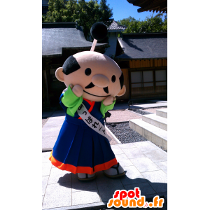 Mascot apparel kun, japansk mustachioed mann - MASFR26757 - Yuru-Chara japanske Mascots