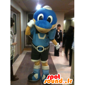 Μασκότ φρέον-kun, μπλε και μπεζ δράκος - Ιαπωνικές μασκότ Yuru-Chara - MASFR26759 - SpotSound.fr