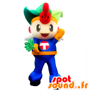 Mascot Chisora-kun, jongen, met een narrenpet - MASFR26761 - Yuru-Chara Japanse Mascottes