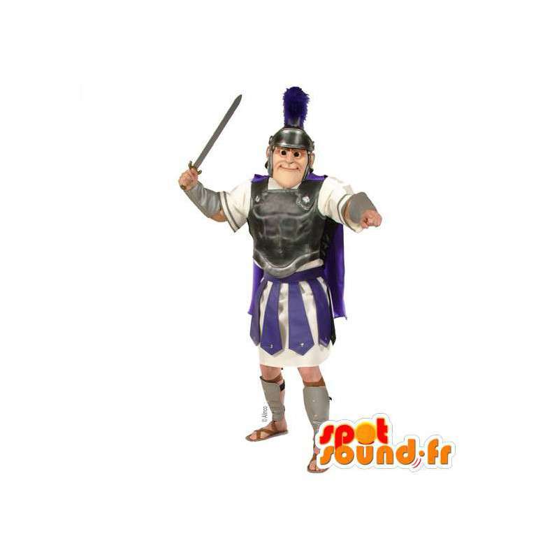 Mascot traditionellen Gladiator. Zeitgenössische Kostüme - MASFR006967 - Maskottchen der Soldaten