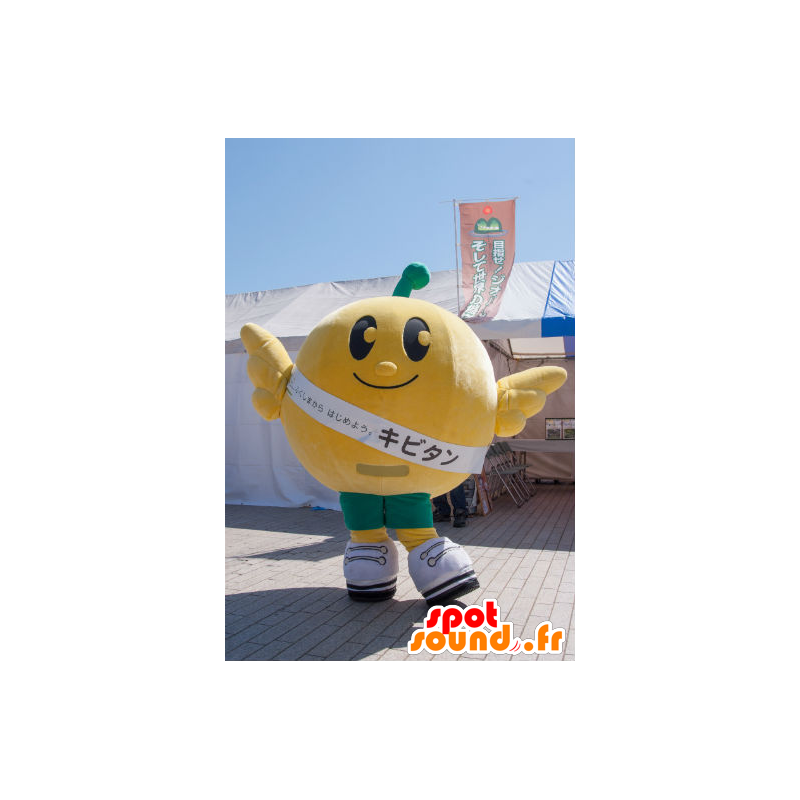 Kibitan mascot, orange, tangerine giant - MASFR26770 - Yuru-Chara Japanese mascots
