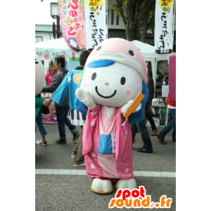 Koihime Maskottchen, Mädchen mit einem Karpfen auf dem Kopf - MASFR26774 - Yuru-Chara japanischen Maskottchen