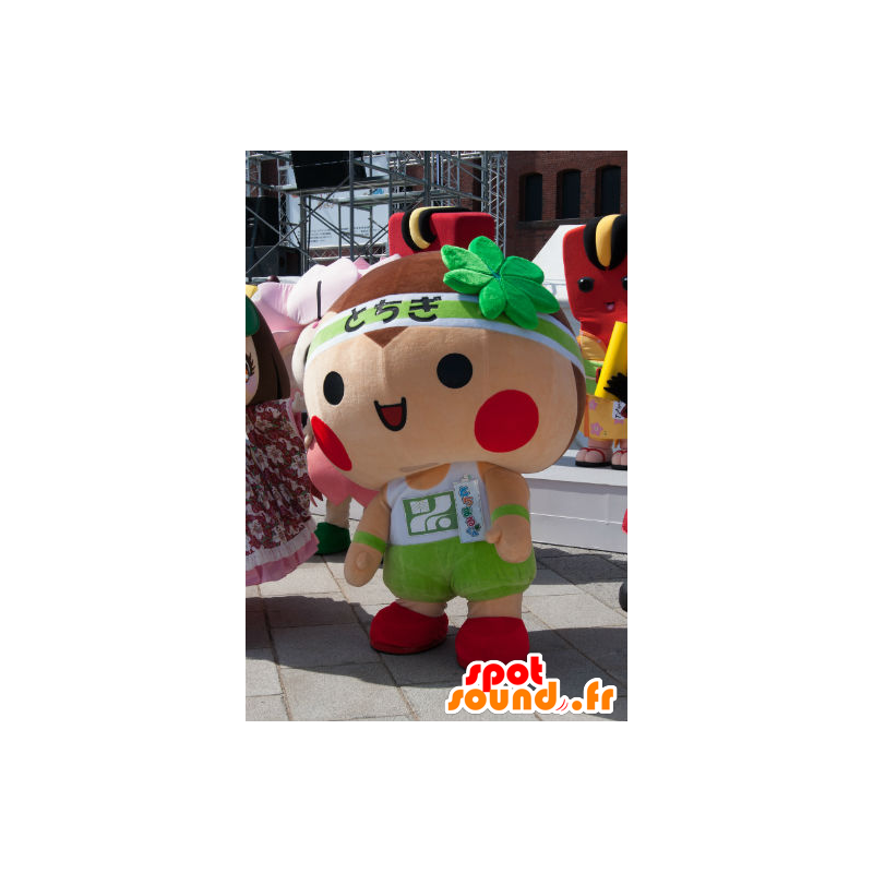 Mascot Tochimaru KUN, urheilullinen poika - MASFR26776 - Mascottes Yuru-Chara Japonaises