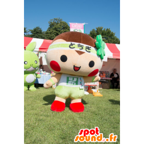 Mascot Tochimaru KUN, urheilullinen poika - MASFR26776 - Mascottes Yuru-Chara Japonaises