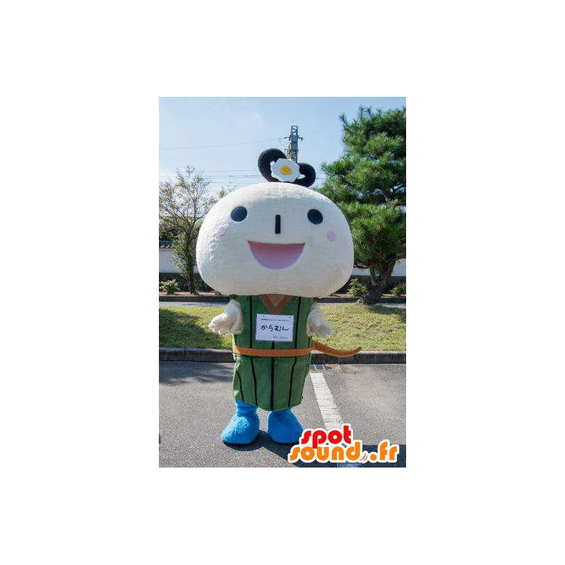 Mascot Column C, blanke man met een grote kop - MASFR26786 - Yuru-Chara Japanse Mascottes