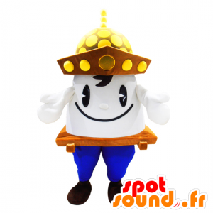 Mascot McKee, hübsch Floß mit Kopfhörern lächeln - MASFR26787 - Yuru-Chara japanischen Maskottchen
