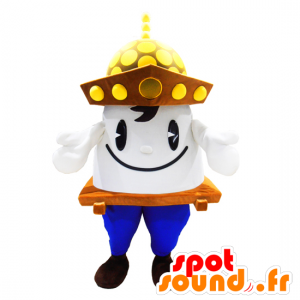 Mascot McKee, vrij vlot met hoofdtelefoons glimlacht - MASFR26787 - Yuru-Chara Japanse Mascottes