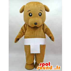 Kurawanko Maskottchen, brauner Hund mit einem weißen Slip - MASFR26793 - Yuru-Chara japanischen Maskottchen