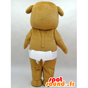 Kurawanko Maskottchen, brauner Hund mit einem weißen Slip - MASFR26793 - Yuru-Chara japanischen Maskottchen