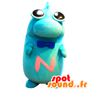Mascotte Nisshi, grande dinosauro blu molto divertente - MASFR26796 - Yuru-Chara mascotte giapponese