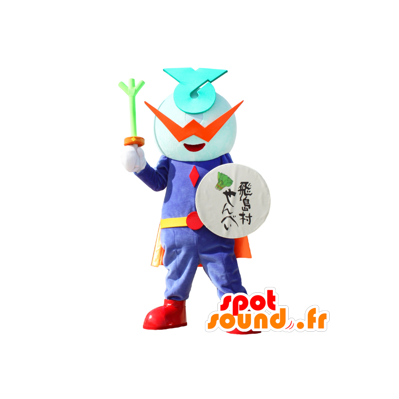 Mascot Jump Shi Man, superhero, strijder - MASFR26799 - Yuru-Chara Japanse Mascottes