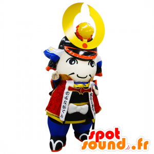 Nobunaga kun Maskottchen-Krieger mit einem bunten Rüstung - MASFR26801 - Yuru-Chara japanischen Maskottchen