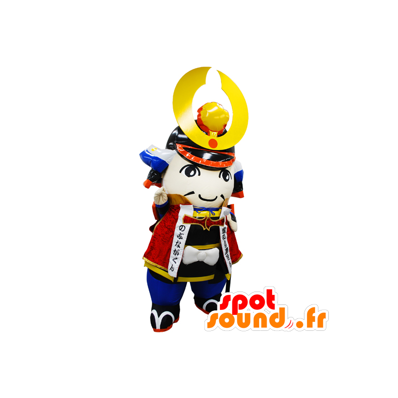 Nobunaga kun Maskottchen-Krieger mit einem bunten Rüstung - MASFR26801 - Yuru-Chara japanischen Maskottchen