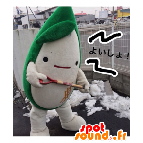 Mascot Sasaki, green and white man - MASFR26803 - Yuru-Chara Japanese mascots