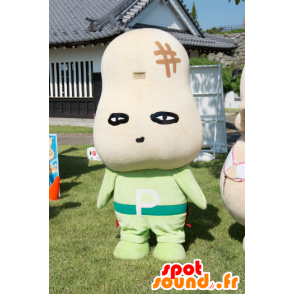 Mascotte de P Man, de cacahuète beige géante - MASFR26806 - Mascottes Yuru-Chara Japonaises