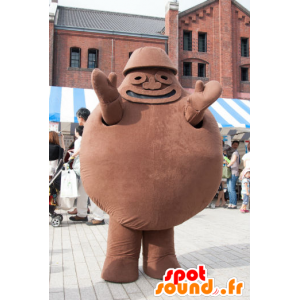 Mascotte de Don Taino, gros bonhomme marron latino-américain - MASFR26810 - Mascottes Yuru-Chara Japonaises