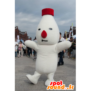 Mascot Mayo Amis Mayo, kæmpe hvid flaske - Spotsound maskot
