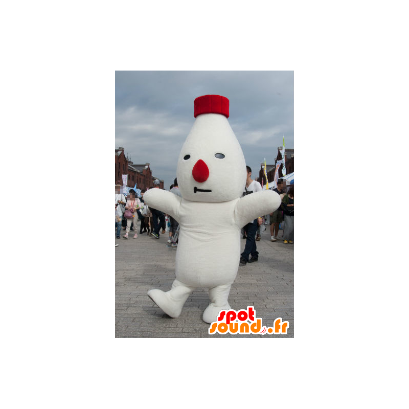 Mascot Mayo Amigos Mayo, garrafa branca gigante - MASFR26813 - Yuru-Chara Mascotes japoneses