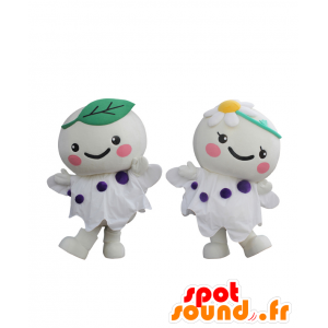 Mascot Theremin and Non-Min, 2 white fellows - MASFR26819 - Yuru-Chara Japanese mascots