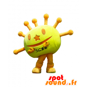 Mascotte Unimaru gigante sole, giallo e arancio - MASFR26831 - Yuru-Chara mascotte giapponese