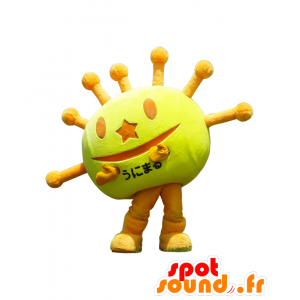 Mascot Unimaru gigantisk sol, gult og oransje - MASFR26831 - Yuru-Chara japanske Mascots