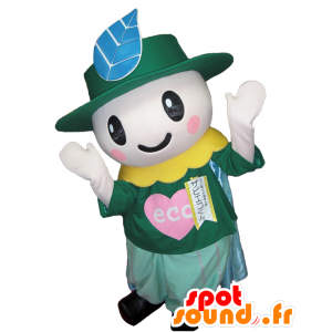 Zabieko Kun mascot, character green - MASFR26845 - Yuru-Chara Japanese mascots