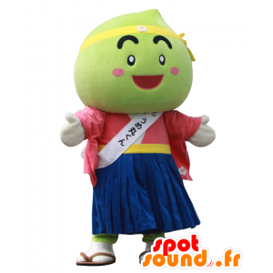 Mascot Umemaru Kun, eine riesige grüne Pflaume - MASFR26852 - Yuru-Chara japanischen Maskottchen