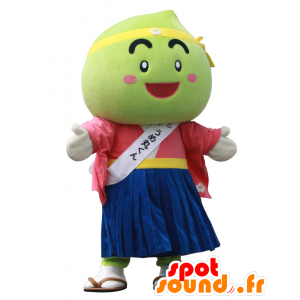 Mascot Umemaru kun, a giant green plum - MASFR26852 - Yuru-Chara Japanese mascots