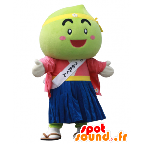Mascot Umemaru kun, a giant green plum - MASFR26852 - Yuru-Chara Japanese mascots
