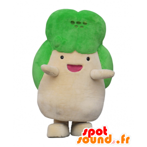 Mascot Gråt Støy, beige og grønt tre gigantiske - MASFR26863 - Yuru-Chara japanske Mascots