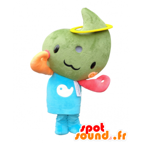 Mascotte Shaki Tama-kun, alieno verde e blu - MASFR26872 - Yuru-Chara mascotte giapponese