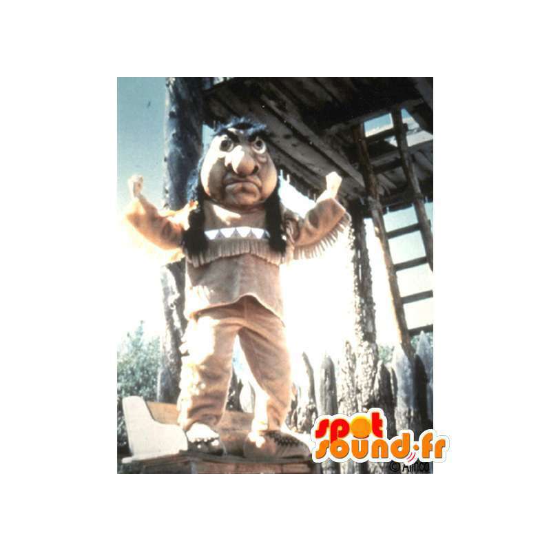 Skjule høvding. Indian Costume - Mascots Man - MASFR006979 - SpotSound.fr