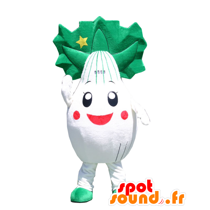 Mascotte de Serorin, branche de céleri blanche et verte - MASFR26880 - Mascottes Yuru-Chara Japonaises