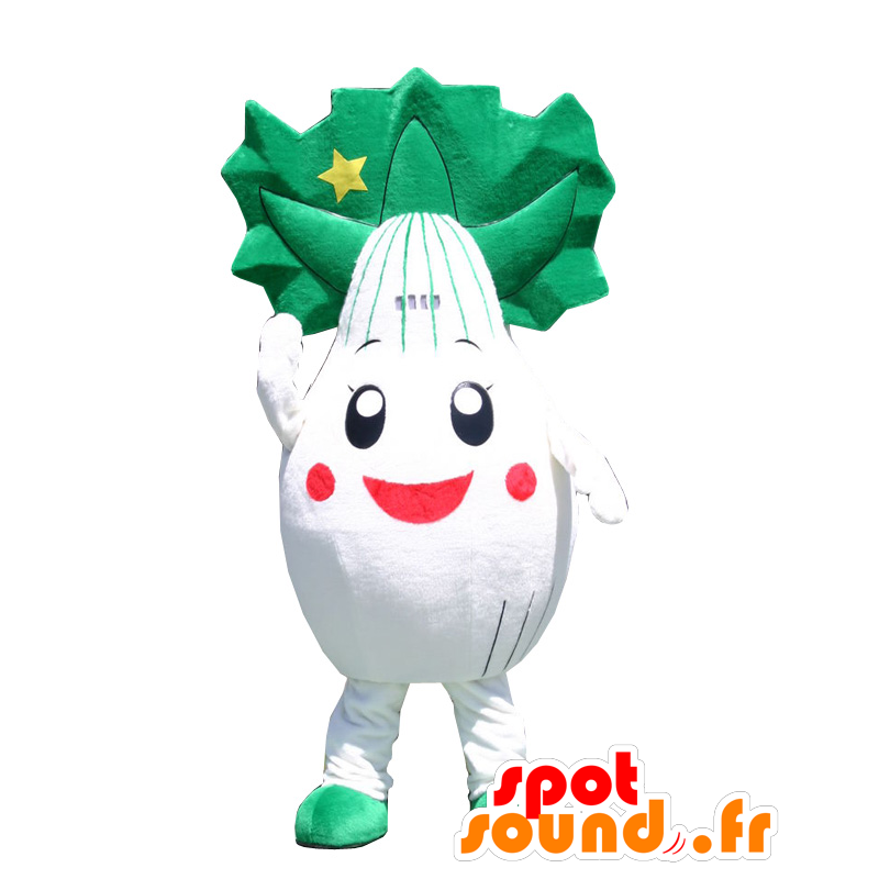 Mascot Serorin, witte selderij en groen - MASFR26880 - Yuru-Chara Japanse Mascottes