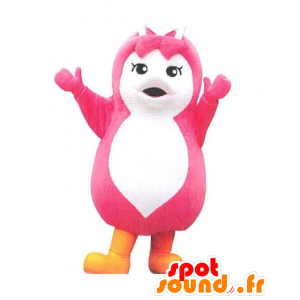 Mapi-chan mascot, pink and white dolphin - MASFR26883 - Yuru-Chara Japanese mascots