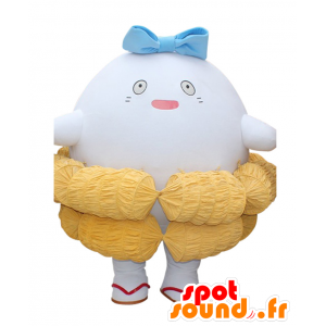 Sengoku Komachi Maskottchen, großen weißen Kerl, Reiskuchen - MASFR26884 - Yuru-Chara japanischen Maskottchen