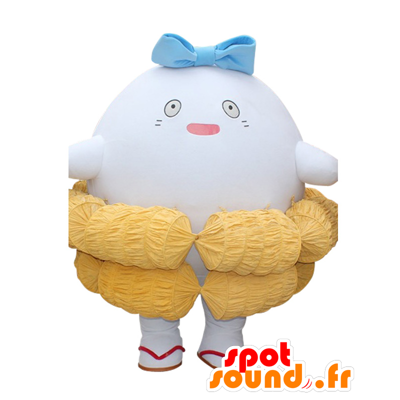 Sengoku Komachi Maskottchen, großen weißen Kerl, Reiskuchen - MASFR26884 - Yuru-Chara japanischen Maskottchen