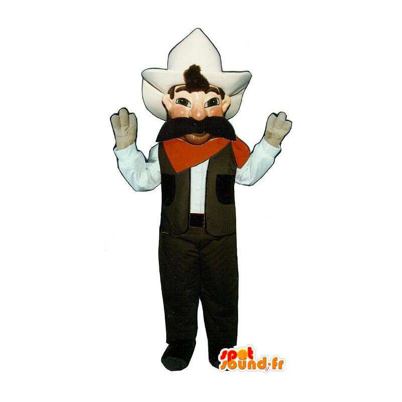 Cowboy maskot. Costume Cowboy - Mascots Man - MASFR006980 - SpotSound.fr