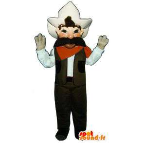 Cowboy mascotte. Costume Cowboy - MASFR006980 - man Mascottes