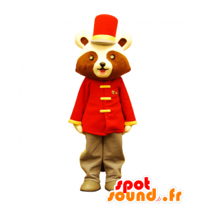 Mascot Toyota Castle, ruskea panda sirkuksessa pukea - MASFR26893 - Mascottes Yuru-Chara Japonaises