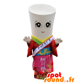 Mascotte de Washino chan, de rouleau de papier blanc - MASFR26894 - Mascottes Yuru-Chara Japonaises