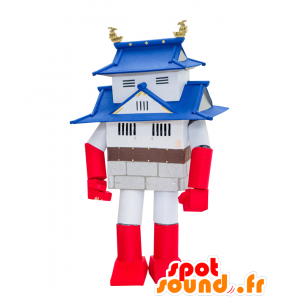 Castle Lobo Maskottchen, rot und blau Gifu Castle - MASFR26914 - Yuru-Chara japanischen Maskottchen