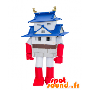 Castle Lobo mascot, red and blue Gifu Castle - MASFR26914 - Yuru-Chara Japanese mascots