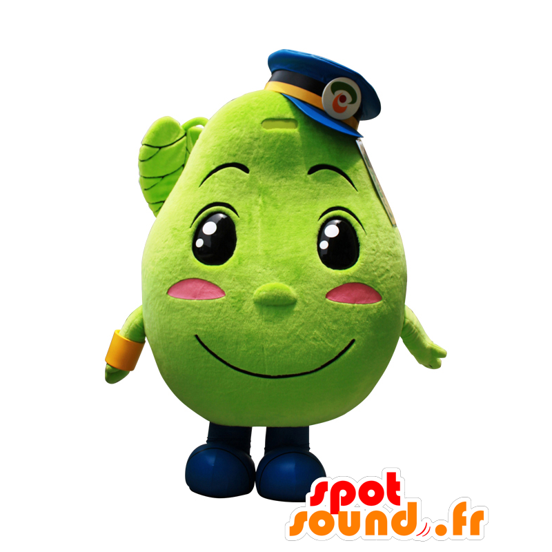 Mascot Campi kun, pompoen, Japanse groene fruit - MASFR26915 - Yuru-Chara Japanse Mascottes