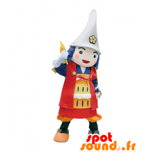 Mascotte de Toshinaga kun, samouraï coloré de Toyama - MASFR26916 - Mascottes Yuru-Chara Japonaises