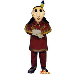Realistische Indian kostuum. Indian Costume - Mascottes Man - MASFR006984 - SpotSound.fr
