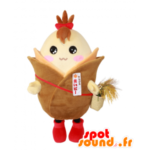 Mascot KitaHiro Maipi, grano duro rojo de arroz - MASFR26929 - Yuru-Chara mascotas japonesas