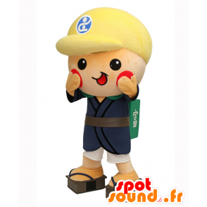 Maskot Tomitan, malý chlapec s modrým kimono - MASFR26935 - Yuru-Chara japonské Maskoti